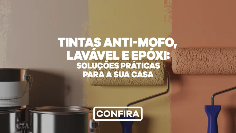 Tintas que resolvem problemas: anti-mofo, lavável e epóxi