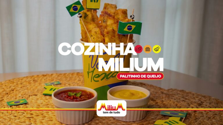 Palitinho de Queijo Crocante: Receita Simples para Petiscar Durante a Copa