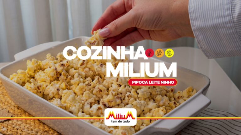 Pipoca de Leite Ninho: Receita Gourmet para a Noite de Cinema em Família