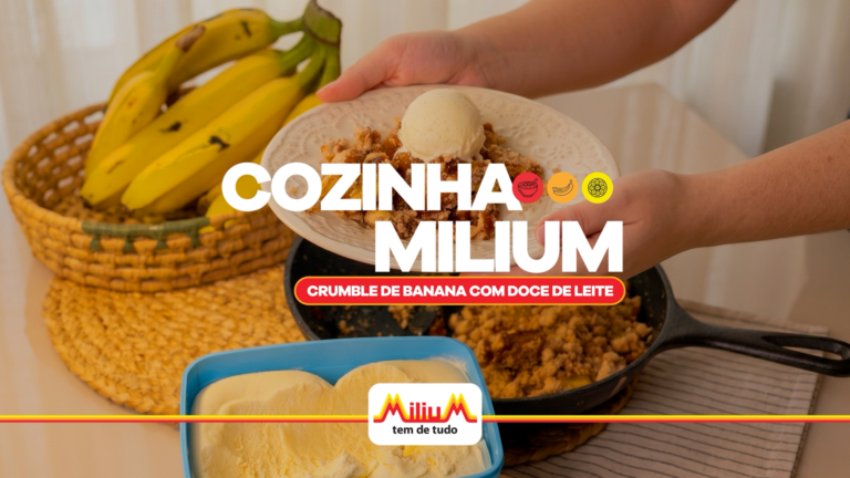 Crumble de Banana com Doce de Leite — Receita Fácil