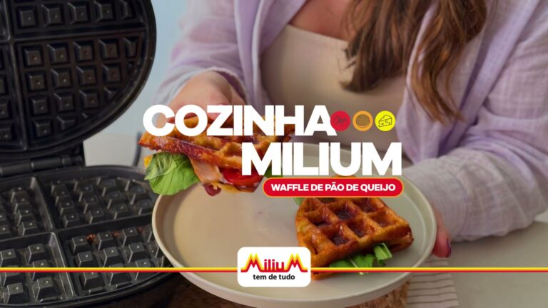 Waffle de Pão de Queijo: a receita crocante para o lanche de fim de semana